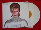 DAVID BOWIE - ALADDIN SANE - RARE SPANISH WHITE VINYL LP + FREE CD