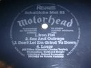 MOTÖRHEAD Iron Fist + 3Tracks *RARE FLEXI SCHALLFOLIE  *Made in AUSTRIA* 1982