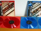 THE BEATLES - 1962-1966 / 1967-1970 - 2LP OBI JAPAN - NM/NM RED/BLUE VINYL