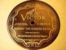 JAZZ JELLY ROLL MORTON Burnin' The Iceberg/Tank Town Bump VICTOR 38075