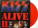 KISS Alive II 1977 UK ORG Double LP Set RED VINYL SIMMONS STANLEY FREHLEY CRISS