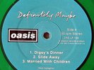 OASIS DEFINITELY MAYBE 2LP VINYL GREEN