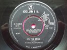 SOUNDS INCORPORATED : ON THE BRINK (COLUMBIA DB 7737) MIKE VICKERS , EX