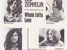 LED ZEPPELIN Whole Lotta Love RARE UNIQUE Sweden 45 swedish LIVING LOVING MAID