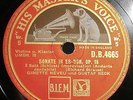 4x 78 RPM D.B. NEVEU VIOLIN / BECK PIANO / STRAUSS VIOLIN SONATA (complete set)