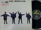 THE BEATLES : Help  : UK mono LP : yellow and black label