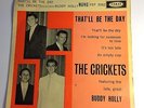 Buddy Holly & The Crickets - That'll be the day EP - Blue Coral label - 7