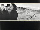 ANTON CORBIJN COVER ART WORK + BONO AUTOGRAMM U2 THE JOSHUA TREE VP: 150,-€