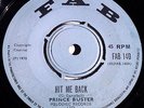 FAB '70 - Prince Buster - HIT ME BACK / GIVE PEACE A CHANCE
