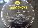 THE BEATLES PLEASE PLEASE ME GOLD SLEEVE YELLOW BLACK UK ISSUE VARIANT LABEL