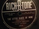 THE STANLEY BROTHERS on RICH-R-TONE RECORDS 423 - Rare Early Bluegrass 1948