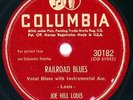 JOE HILL LOUIS, Railroad Blues/A'Jumpin' and A'Shufflin, Columbia 30182, E-::V