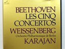 ALEXIS WEISSENBERG - BEETHOVEN the 5 piano concertos EMI 4xLPs box EX++