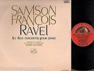 SAMSON FRANCOIS ANDRE CLUYTENS ravel pianos concertos FRENCH LVSM CVB 836 LP