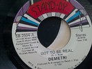 DEMETRI  Got to be real  MODERN SOUL BOOGIE FUNK DISCO