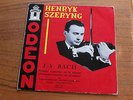 Szeryng Bach violin concertos French Odeon