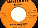 CROSSOVER 45-RALPH JOHNSON-HAVE YOUR FUN on MASTER KEY