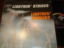 LIGHTNIN HOPKINS LP LIGHTNIN STRIKES - VEE JAY LP 1044 MONO - VG+++