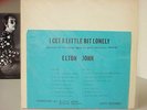RARE ELTON JOHN LP ALBUM I GET A LITTLE BIT LONELY RECORD BERNIE TAUPIN LOOK