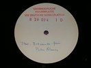 PETER SCHREIER Arien.../ DDR White Label Promo LP ETERNA 826074 MUSTERPLATTE