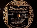 TEDDY WILSON w BILLIE HOLIDAY BRUNSWICK You Let Me Down/ Spreadin' Rhythm E+
