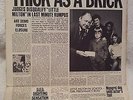 JETHRO TULL THICK AS A BRICK LP Original  with newsprint cover 