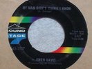 Northern Soul Gwen Davis My Man Don't Think I Know Sound Stage 7 45 RPM
