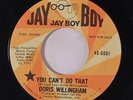 DORIS WILLINGHAM: You Can't Do That / Lost Again 45 (dj) rare Soul