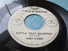 1959 HOLLYWOOD ROCKABILLY 45 LARRY O'KEEFE EDDIE COCHRAN on DJ PROMO FREEDOM