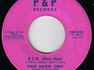 FOUR BELOW ZERO - MY BABY'S GOT E.S.P - P&P RECORDS