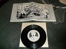 THE ADICTS - LUNCH WITH E.P VERY RARE ORIG SCREEN PRINTED SLEEVE PUNK OI KBD