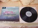 MAHLER SYM 4 KLEMPERER UK VINYL LP BLUE SILVER COLUMBIA SCHWARZKOPF STEREO RARE
