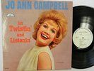 JO ANN CAMPBELL For Twistin' and Listenin' Rare 1962 Promo LP Pop Rock CC