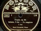 RAOUL KOCZALSKI    Chopin Ballade Waltz Nocturne   3 records POLYDOR 67531,33,34