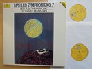 BERNSTEIN conducting MAHLER symphony 7 DGG digital 2LPbox NM+
