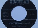 DANNY & THE JUNIORS: SOMETIMES / AT THE HOP rare SINGULAR doo wop 45 rock