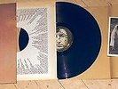 RARE 33T BLEU JOHN LENNON IMAGINE + POSTER + CARTE POSTALE TRES BON ETAT