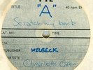 JAN PANTER*SCRATCH MY BACK*PUT YOURSELF IN MY PLACE*ACETATE*HEAR BOTH TRACKS