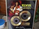 Elvis Presley Aloha From Hawaii Framed Gold Record