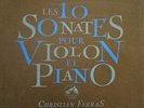 FERRAS BARBIZET - Violin and Piano Sonatas -BEETHOVEN FALP    3 LP BOX  