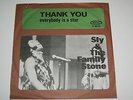 SLY & FAMILY STONE - THANK YOU - 45  SWEDISH PS PSYCH SOUL FUNK