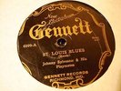 JAZZ JOHNNY SYLVESTER & PLAYMATES St Louis Blues GENNETT 6099