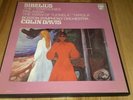 Sibelius 7 Symphonies Boston Orchestra Colin Davis 5 LP Box Set Philips NM