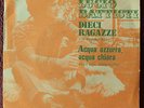 LUCIO BATTISTI, DIECI RAGAZZE 10 MUCHACHAS ACQUA AZZURRA 1969 SINGLE 7