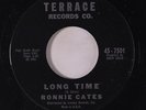 RONNIE CATES: Long Time / Old Man River 45 (black label) rare Vocal Groups