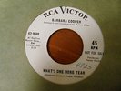 Barbara Cooper What's one more tear/The playground RCA 9048 dj northern soul 45