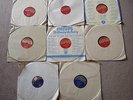 RECORDS: 78 RPM x 8 GEORGE FORMBY   VARIOUS TITLES   IN PAPER SLEEVES   78s