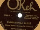 Sippie Wallace Clarence Williams Underworld & Caldonia Blues Okeh 8144 78 rpm