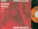 MANDY RICE DAVIES (PROFUMO SCANDAL) HEY MR. ROBINSON /  RARE DUTCH 7