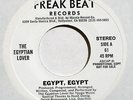 hear: EGYPTIAN LOVER Egypt, Egypt promo 45 on Freak Beat '84 electro very rare